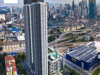 Freehold Apartment 3 Rooms Condo MRT One Cochrane Residences Taman Maluri Cheras Kuala Lumpur For Sale