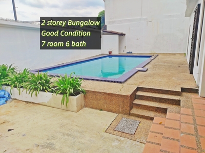 Kampung Datuk Keramat, Keramat, 2 storey Bungalow For Rent, with Swimming Pool