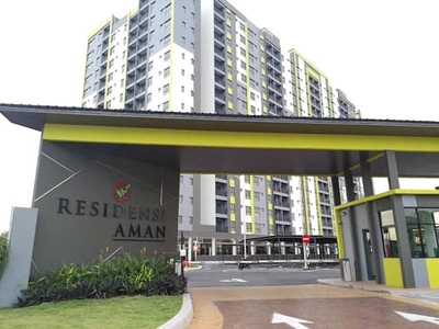 Near to LRT Station Partial Furnished Residensi Aman Jalil at Bukit Jalil For Rent