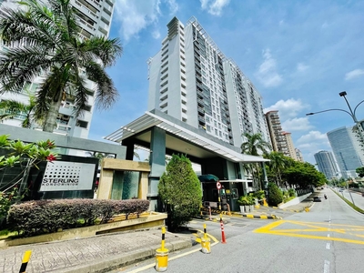 Partially Furnished 4 Rooms LRT Sterling Condominium, SS7, Kelana Jaya Petaling Jaya For Sale
