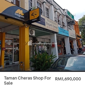 Shop Office For Sale at Taman Cheras