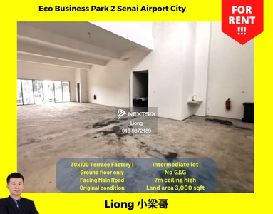 Eco Business Park 2 Senai Airport City for rent