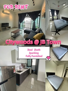Citywoods @ JB Town 3bed 2bath Fully Furnished
