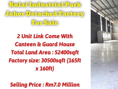 Factory for sale in Kulai
