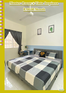 Fylly Furnished Apartment Master Room For Rent @ Vista Impiana, Seri Kembangan