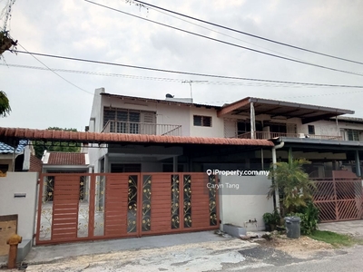 Menglembu Double Storey Intermediate Corner House For Rent
