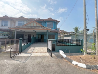 Rumah Untuk Dijual Freehold Teres 2 Tingkat End Lot Taman Sungai Kapar Indah Klang Facing Open
