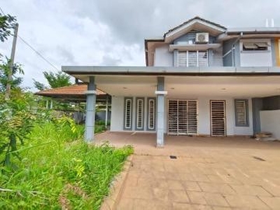 Taman Bestari Indah Double 2 storey Terrace Corner House For Sale Ulu Tiram