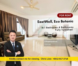 Eastwell @ Eco Botanic semi-D house fully furnished, nice & spacious