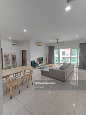 Fully furnished, 1800sqft, big balcony unit, with 2 parking