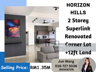 Horizon Hills, 2 Storey Superlink Corner with 12ft Land, Renovated