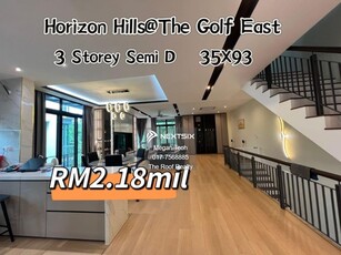 Horizon Hills , The Golf East , 3 storey Semi D