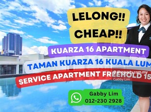 Lelong Super Cheap Condominium @ 16 Quartz Melawati Kuala Lumpur
