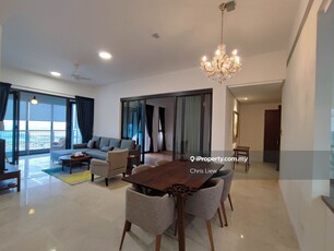 The Astaka high floor unit with nice interior design and unblock view