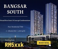 ?BANGSAR SOUTH?New Semi-D Condominium