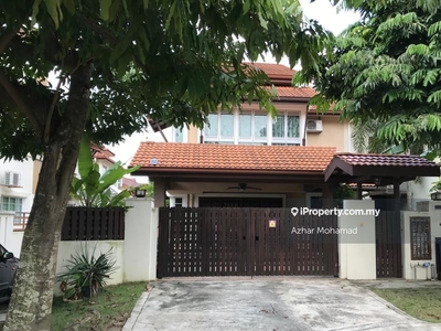 Facing Playground, End lot, Superlink Double Storey