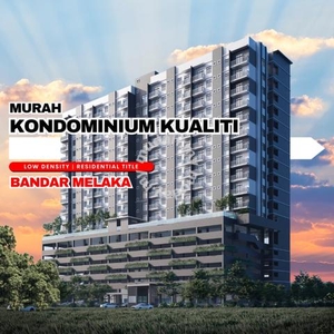 Condominium in Malacca Town from only RM2XXK! Near Hospital Besar