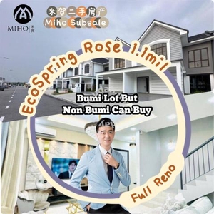Eco Spring Rose (Bumi Lot) Renovated Non BUMI Can Buy Consent Apply AA