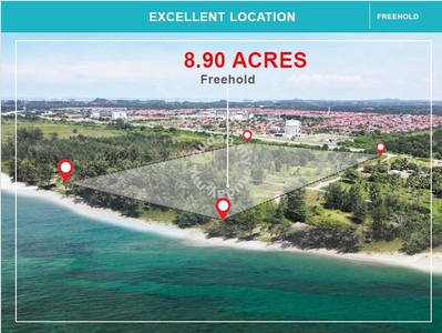 Freehold 9 Acres Facing Beach Commercial Land Pengerang Johor