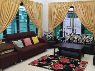 Fully furnished house with 4 rooms for rent at Taman Arena 3, Labuan