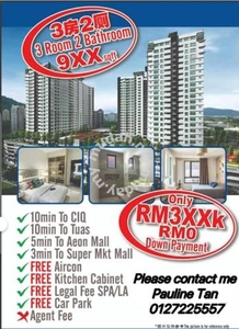 New Luxury Apartment At Perling Tampoi For Sale (Early Bird Offer !!)