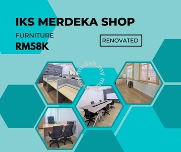 Nice Office Furniture Renovation Big 24 x 74 IKS Merdeka Batu Berendam
