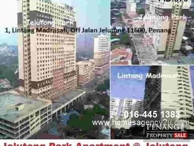Ref: 705, Jelutong Park Apartment at Jelutong near Penang Bridge, E-Gate, Tesco, Bukit Jambul..