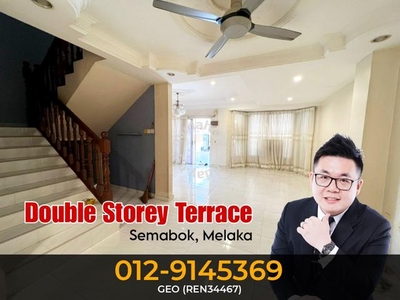 Renovated Double Storey Terrace,Taman Semabok Jaya,Melaka Fully Extend