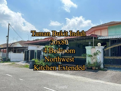 Taman Bukit Indah @ Single Storey Terrace 20x80 4 Bedroom @Johor Bahru