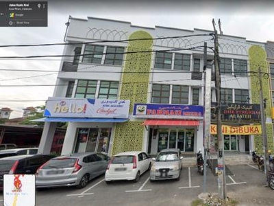Kedai Pejabat 3 Tingkat Untuk Dijual Bunut Payong, Kota Bharu, Kel