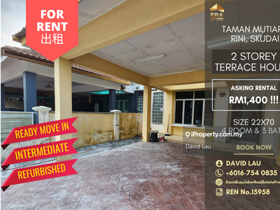 Taman Mutiara Rini 2-Storey Terrace House @Jalan Bakti
