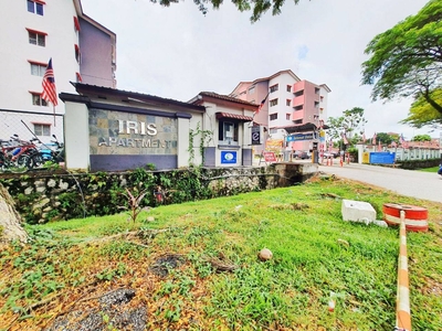 Baru Refurbished Ada Lift Berdekatan Sekolah dan Masjid Iris Apartment Saujana Utama Sungai Buloh For Sale