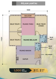[Booking RM500] Pangsapuri Indah Sepang 1000sqft 2 Parking New Project