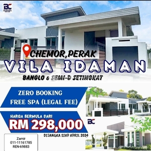 Bungalow House For Sale at Villa Idaman Chemor