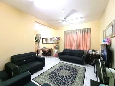 Flat Seri Setanggi Johor Bahru , 4 rooms , Low Level