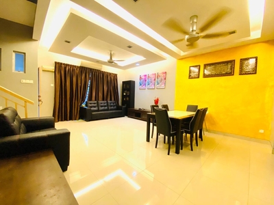 Full Renovated Extended Full Furnished Double Storey Terrace Sri Pristana SP6 Saujana Utama Sungai Buloh For Sale