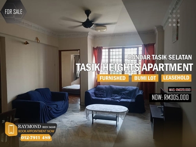 Furnished Unit] Tasik Heights Apartment, Bandar Tasik Selatan (BTS)