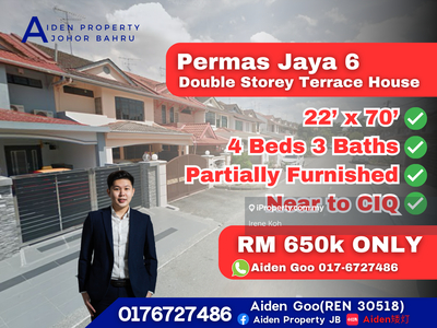 Jalan Permas 6, Renovated With Kitchen Extended, Auto Gate