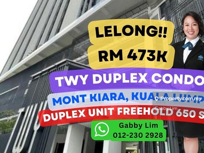 Lelong Super Cheap T W Y Duplex Condos @ Mont Kiara Kuala Lumpur