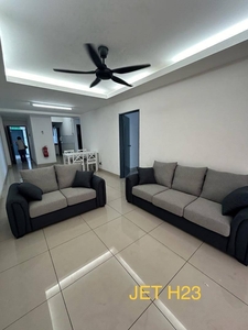 Palm Garden Apartment Fully Furnished For Rent BBK Klang Block C Cornerlot With Balcony