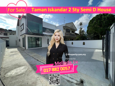Taman Iskandar Fully Renovated 2 Storey Semi D House Gated Guarded