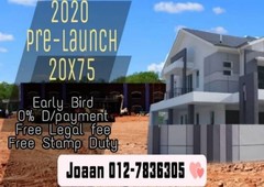 20X75 Fully Extend Double Storey 1868sqft , 0% downpayment