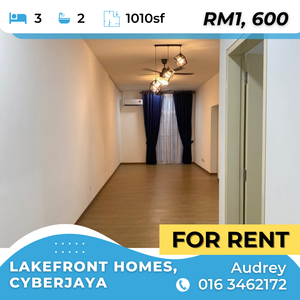 Lakefront homes 3R2B partly furnished