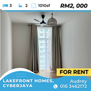 Partly furnished 3R2B for rent