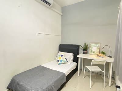 20% discount on first month rental!!! Premium Fully Furnished Single Room at Kinrara Mas, Bukit Jalil