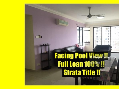 Freehold / Strata Title / Facing Pool View / Good for Investment
