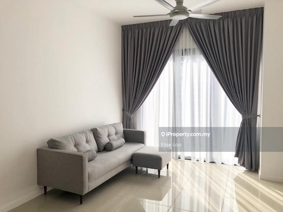Fully Furnished with Balcony , Medium High Floor , Move in February