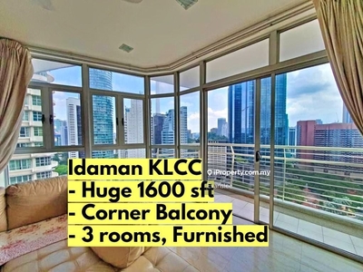 Furnished 3-Room @ Idaman Residence Near KL City Centre, Twin Tower