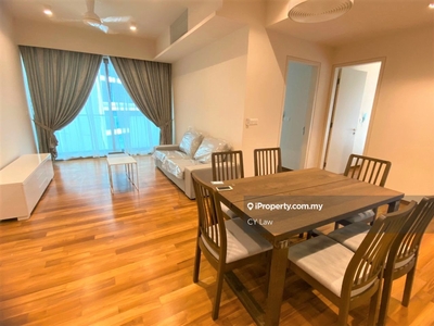 Limited 3 Bedrooms in KLCC with Balcony. Fully furnished.