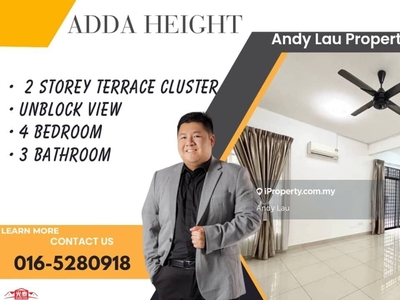 Maple Red Adda Height 2-Storey Terrace Cluster For Sale